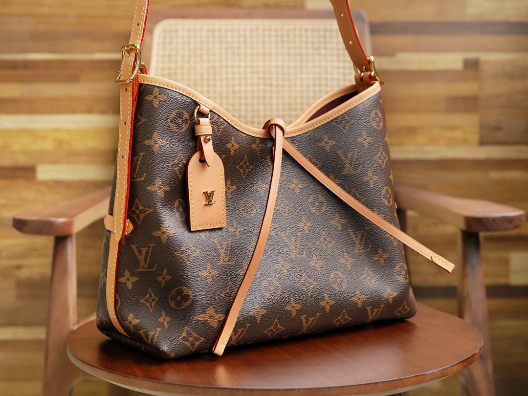 【ルイヴィトン】★大人気★Carryall PM|キュートなリボン付き&親子バッグデザイン♪少女心をくすぐるセット!
